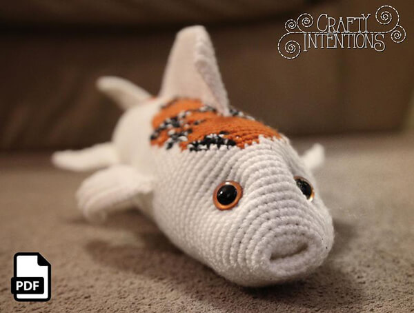 Crafty Intentions Koi Fish Amigurumi Pattern