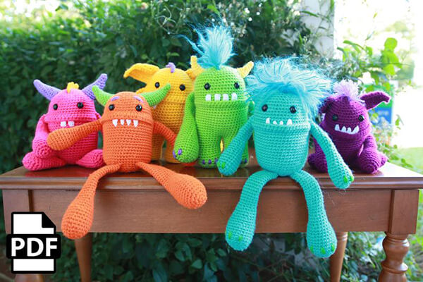 Monster Crochet Amigurumi Pattern