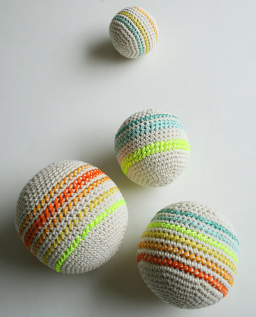 Soft Squishy Crochet Balls for Babies By Purl Soho