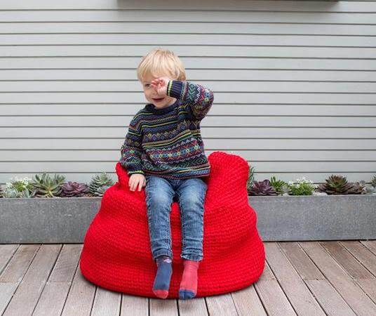 Big Bean Bag Crochet Pattern by Annaboos House