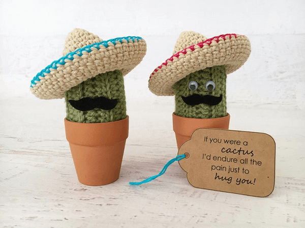 Carl The Cactus Amigurumi Pattern by Yarn Blossom Boutique