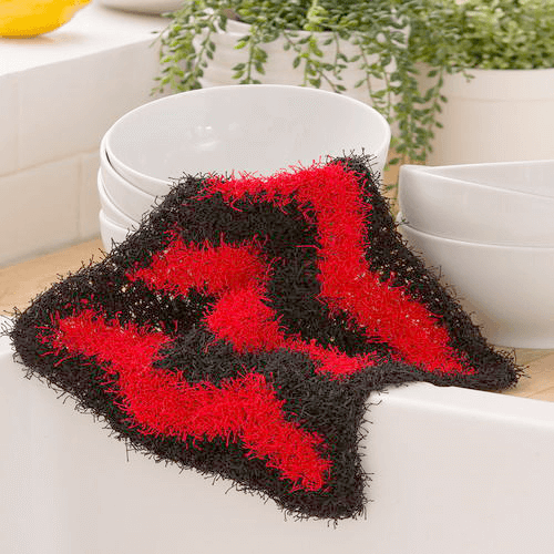 Chevron Crochet Scrubbie Pattern by Lorene Eppolite