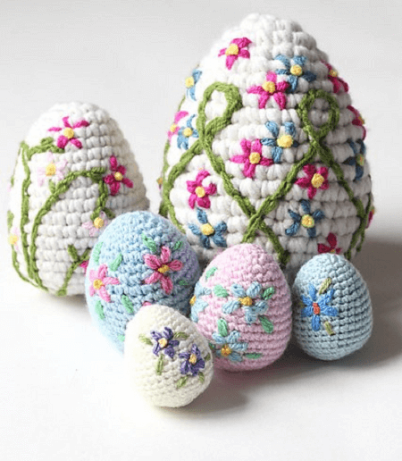 Crochet Amigurumi Easter Eggs Pattern by Zeens And Roger