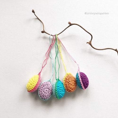 Free Crochet Easter Egg Pattern by In The Yarn Garden