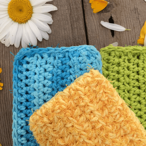 Crochet Kitchen Scrubby Pattern by CAAB Crochet