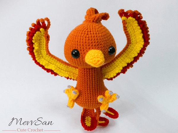 Crochet Phoenix Pattern by Mevv San