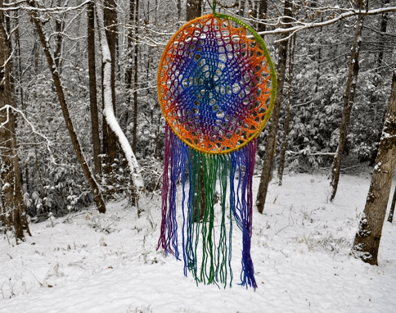 Doily Dream Catcher Crochet Pattern by Of Mars