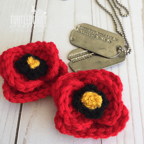 Field Poppy Crochet Pattern by Turtle Bunny Creations