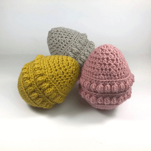 Giant Easter Egg Crochet Pattern by What Jade Made Designs