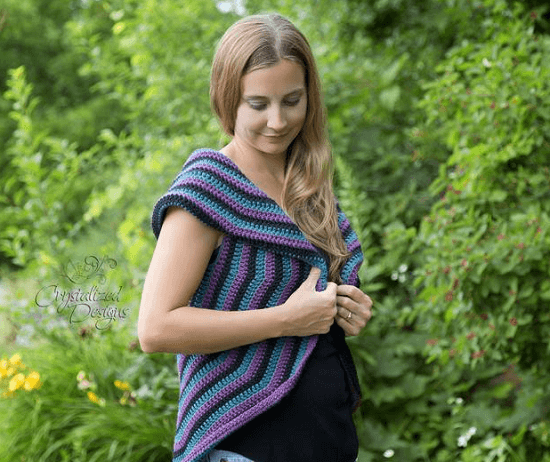 Lollipop Vest Crochet Pattern by Crystalized Design