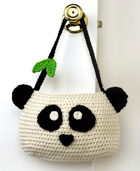 Panda Purse Crochet Pattern by Crochet Spot Patterns