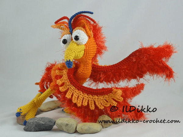 Phoenix Amigurumi Pattern by Il Dikko