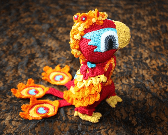 Phoenix Crochet Pattern by Overton Fancies