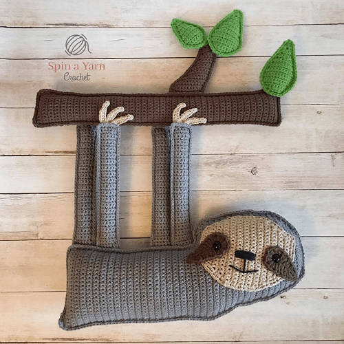 Ragdoll Sloth Crochet Pattern by Spin A Yarn Crochet