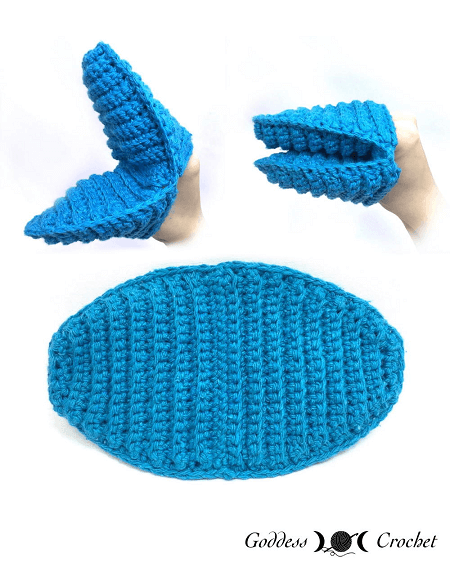 Scrubby Mitten Crochet Pattern by Goddess Crochet