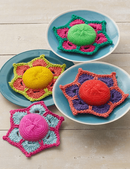 Scrubby Posey Crochet Pattern by Lily Sugar' n Cream