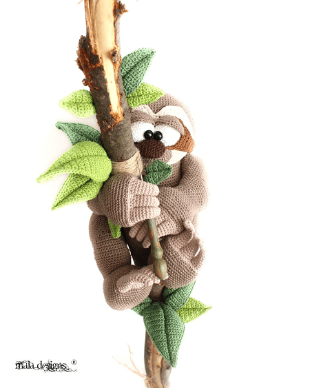 Sloth Crochet Pattern by Mala Design