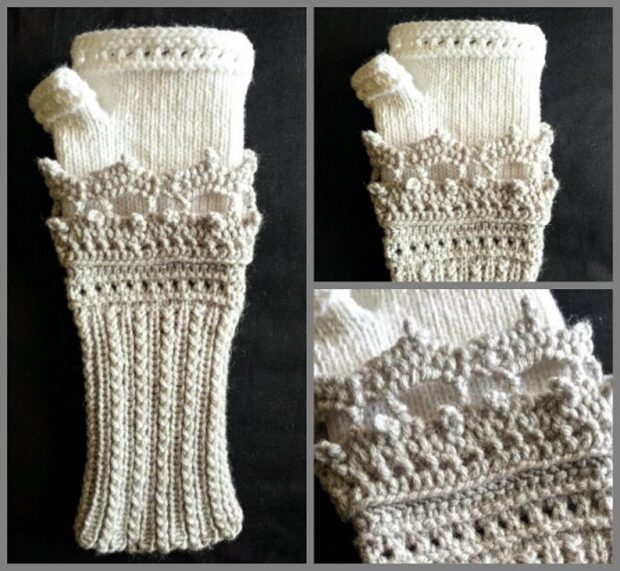 victorian fingerless gloves crochet pattern