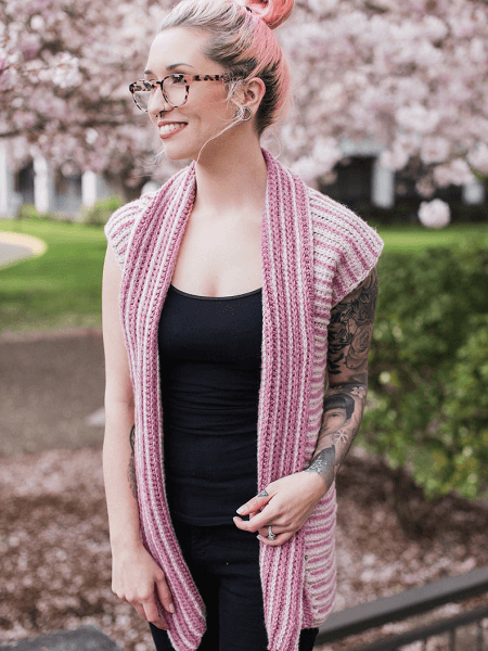 Women Vest Crochet Pattern by The Hook Nook 12
