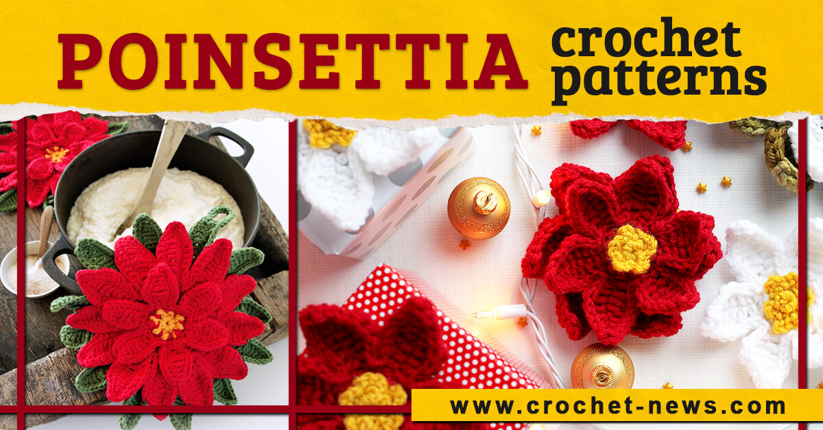 19 Crochet Poinsettia Patterns