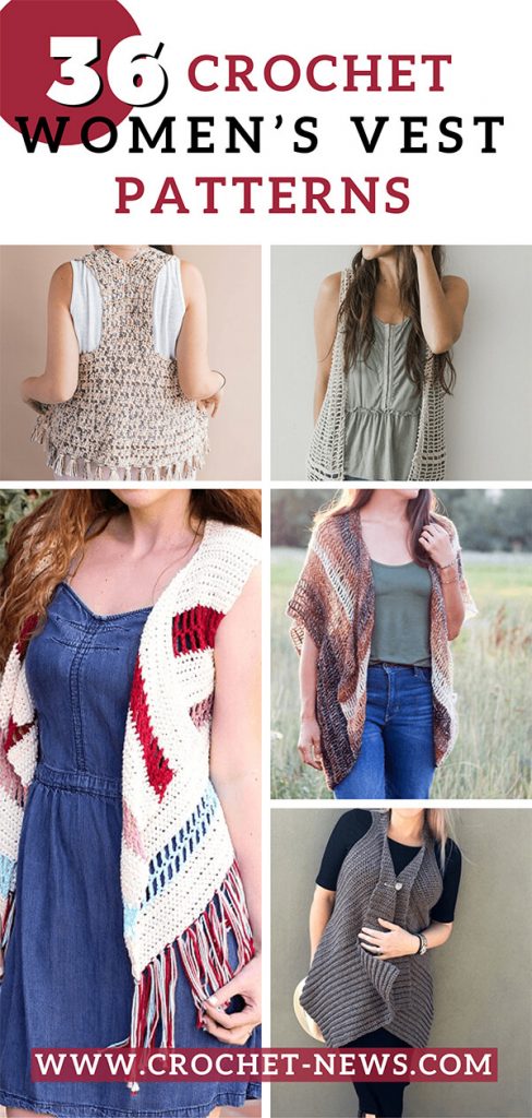 37 Women's Crochet Vest Patterns - Crochet News