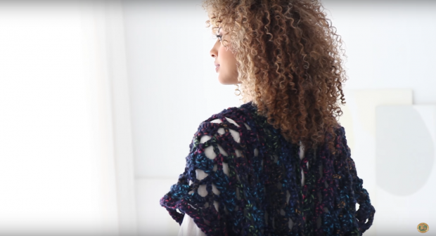 Free Crochet Kimono Pattern Ruana for a Laid-back Look