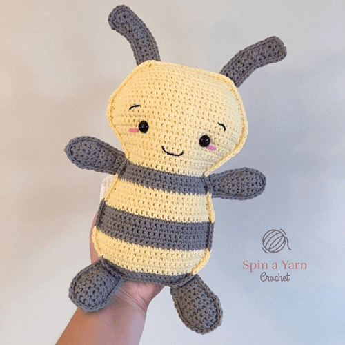 Bumble Bee Crochet Pattern by Spin A Yarn Crochet