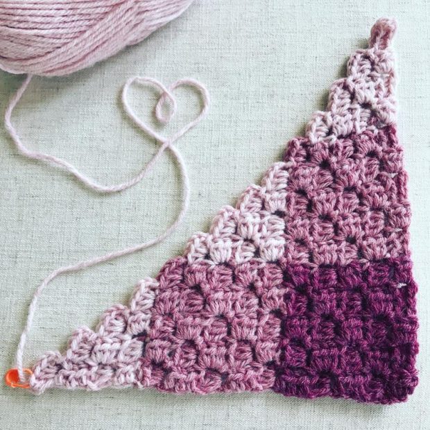 c2c crochet pattern Corner to Corner Crochet Baby Blanket
