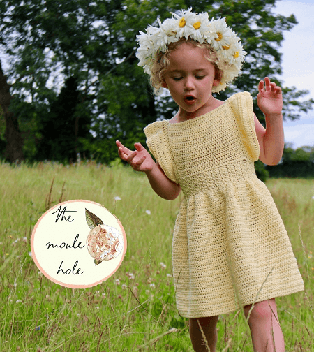 Crochet Child Dress Pattern by The Moule Hole