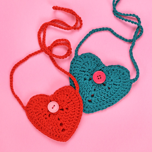 Crochet Heart Bag 🌸💖✨, Gallery posted by krystaleverdeen