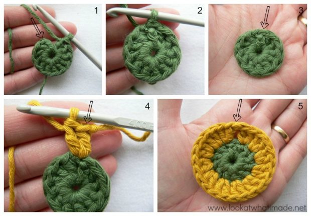 crochet invisible join slip stitch