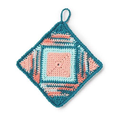 Crochet Pot Holder Pattern by Yarnspirations
