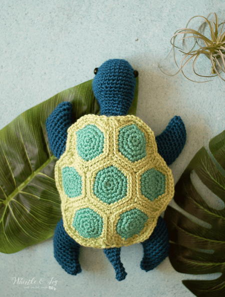 Crochet Sea Turtle Pattern by Whistle And Ivy