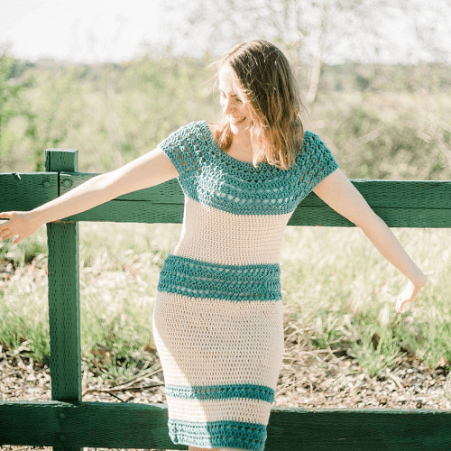 Crochet Summer Dress Pattern by E Claire Makery