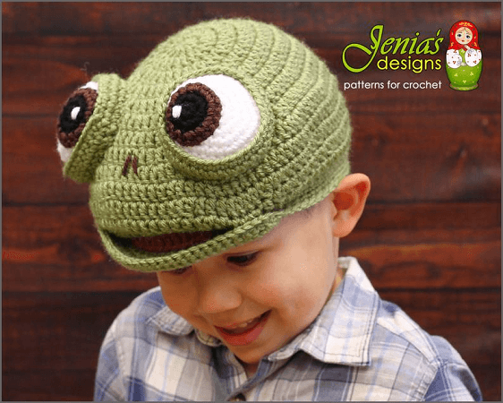  Crochet Turtle Hat Pattern by Jenia's Designs