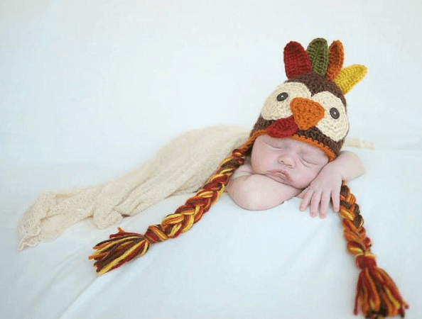 baby Crochet Turkey Hat Pattern by 12 Twenty Two Designs