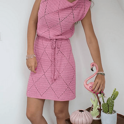 Diamond Dress Crochet Pattern by Just DD Design