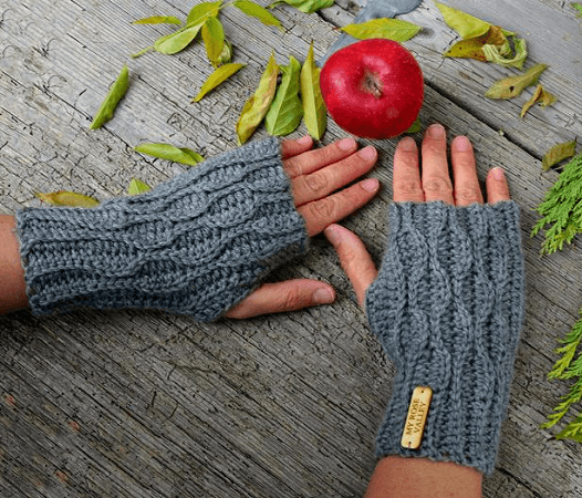  Fingerless Gloves Crochet Pattern by My Rose Valley