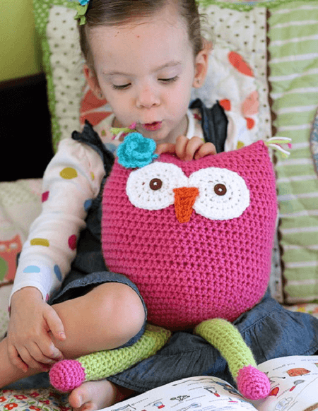 Owl Toy Crochet Pattern by Daisy Cottage Designs
