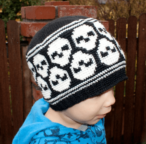 Beanie Skull Crochet Pattern by Knit And Crochet Evr Aft