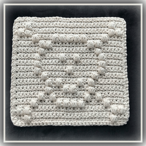 Skull Crochet Dishcloth Pattern by Weird Sheep