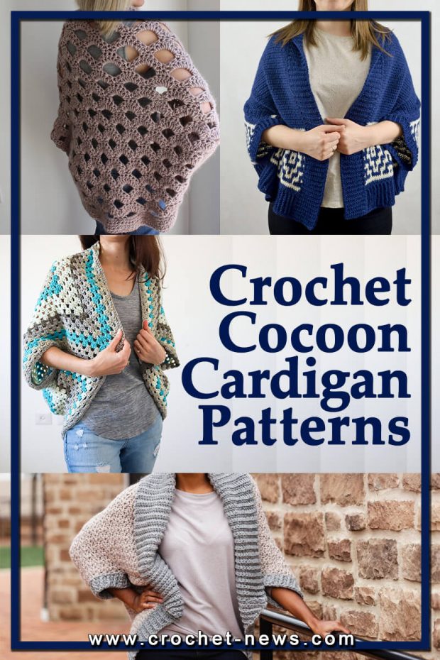 CROCHET COCOON CARDIGAN PATTERNS