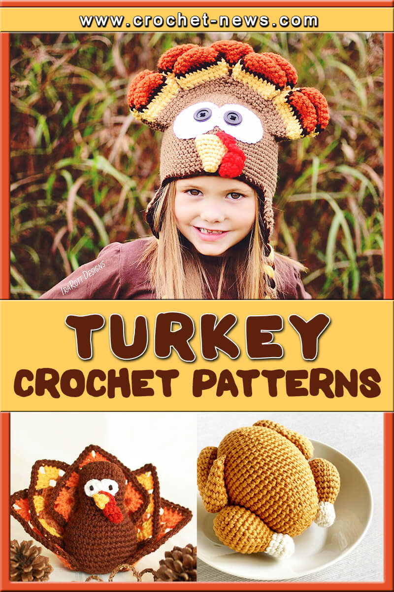 25 Crochet Turkey and Turkey Hat Patterns Crochet News
