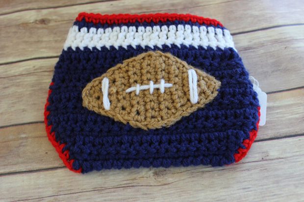 crochet Football Diaper Cover By JonnaMartinezCrochet