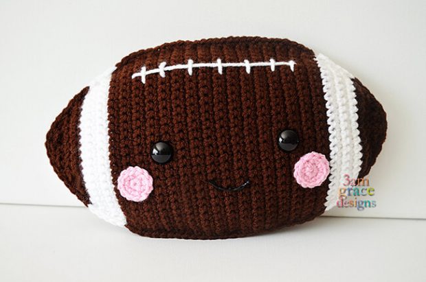 Football Kawaii Cuddler By 3amgracedesigns