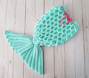 baby-mermaid-tail-blanket-crochet-pattern - Crochet News