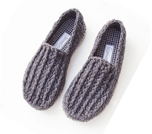 Basic Slippers For Men Crochet Pattern PDF Pattern Design