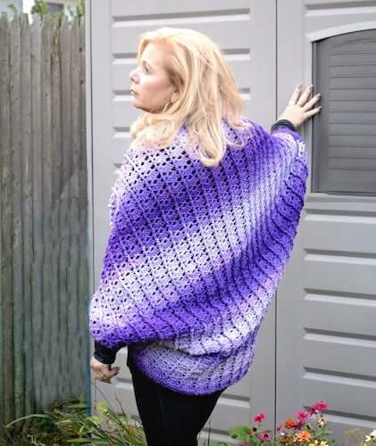 Crochet Cocoon Cardigan Pattern by The Pattern Paradise