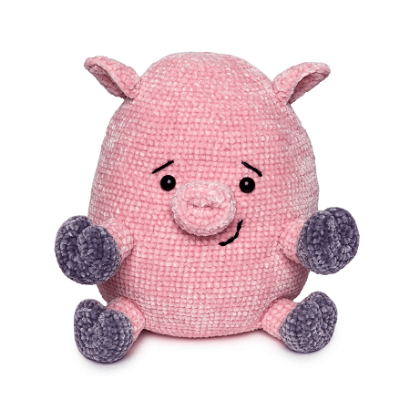 Crochet Pig Stuffie Pattern by Yarnspirations