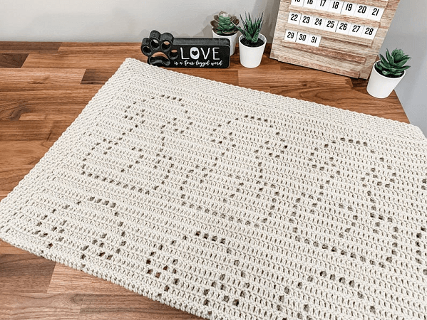 Crochet Puppy Blanket Pattern by Owl B Hooked